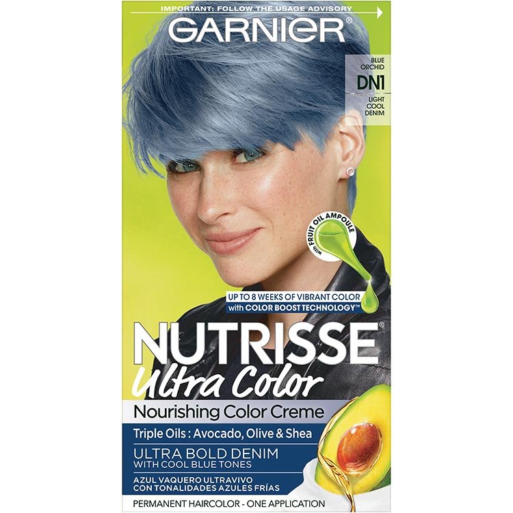 Garnier Nutrisse Ultra Color Nourishing Hair Color Creme dn1 Light Cool Denim