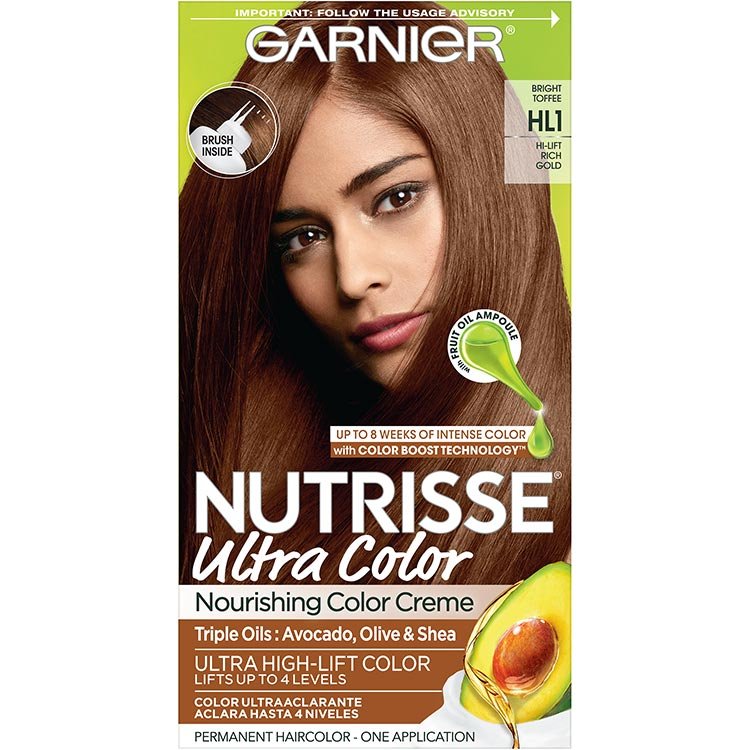 Nourishing Color Creme HL1 - Bright Toffee Hair Color - Garnier