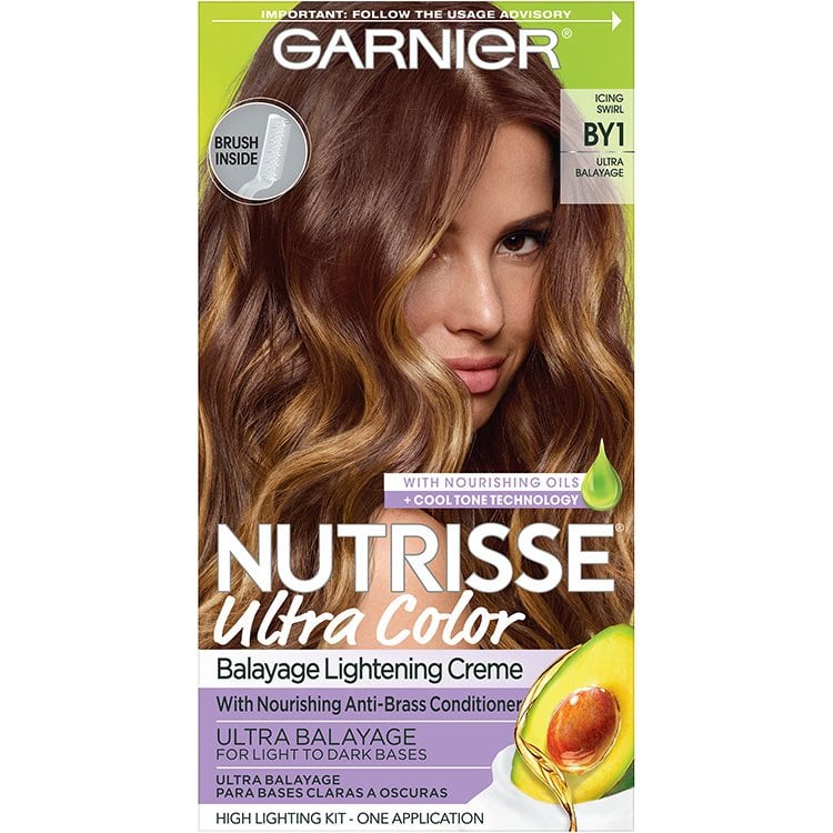 Garnier Nutrisse Ultra Color Nourishing Hair Color Creme icing swirl by1