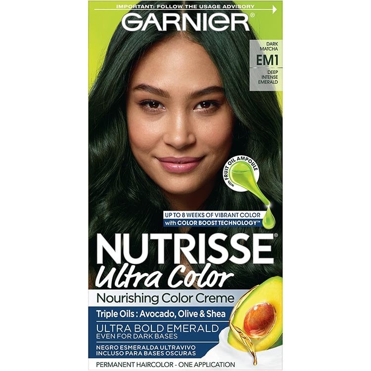 Garnier Nutrisse Ultra Color Nourishing Hair Color Creme Matcha Latte em1