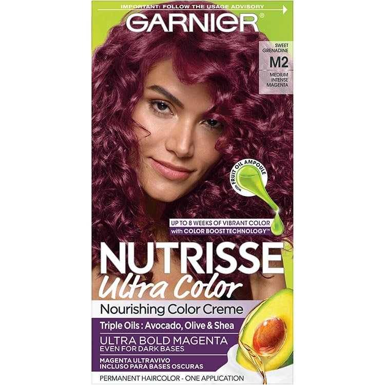 Garnier Nutrisse Ultra Color Nourishing Hair Color Creme Sweet Grenadine m2