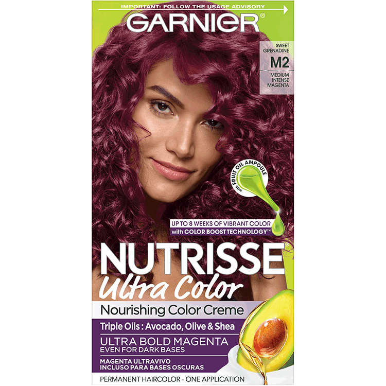Garnier Nutrisse Ultra Color Nourishing Hair Color Creme Sweet Grenadine m2