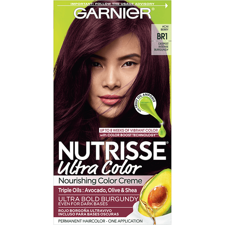 Nutrisse Ultra Color - Deepest Intense Burgundy Hair Color - Garnier