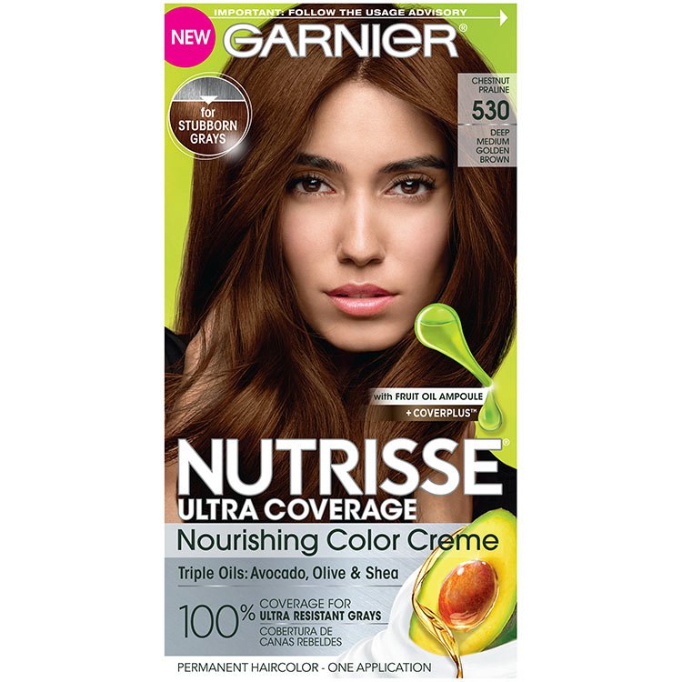 Front view of Nutrisse Ultra Coverage 530 - Chestnut Praline.