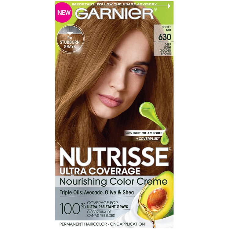 Nutrisse Ultra Coverage Light Golden Brown Hair Color - Garnier