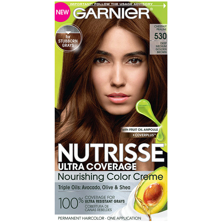 Front view of Nutrisse Ultra Coverage 530 - Chestnut Praline.