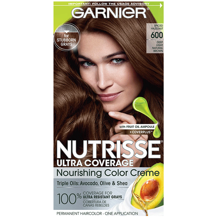 Front view of Nutrisse Ultra Coverage 600 - Spiced Hazelnut.