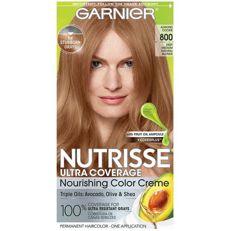 Nutrisse Ultra Coverage Neutral Medium Blonde Hair Color - Garnier