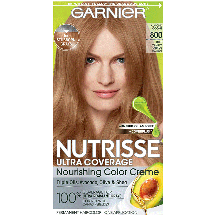 Front view of Nutrisse Ultra Coverage 800 - Almond Cookie.