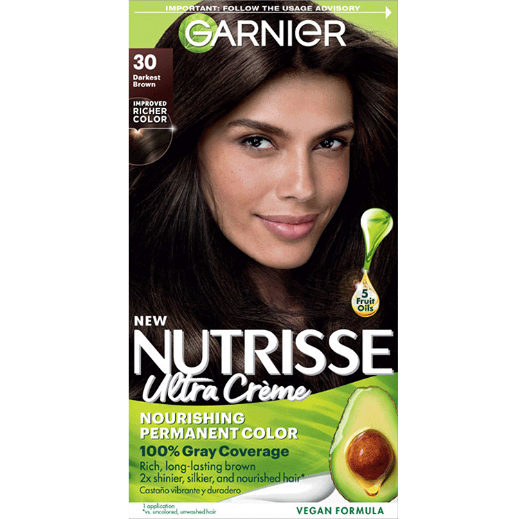 Color Garnier Hair Creme Permanent - Nourishing Nutrisse - Color