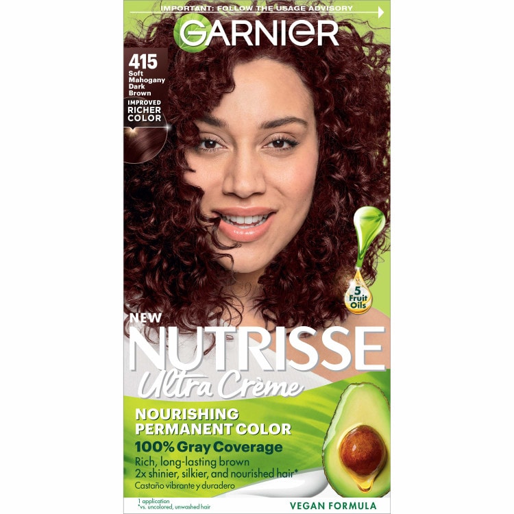 Nutrisse Ultra Crème Soft Mahogany Brown 415 Nutrisse Ultra Crème Soft Mahogany Brown 415