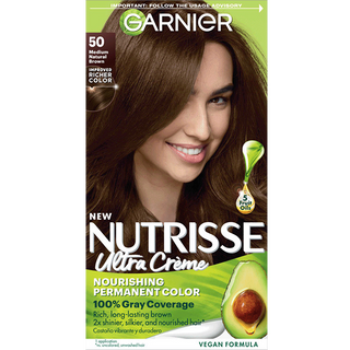 Medium Brown Hair Color - Nutrisse Color Creme - Nourishing Permanent Hair  Color - Garnier