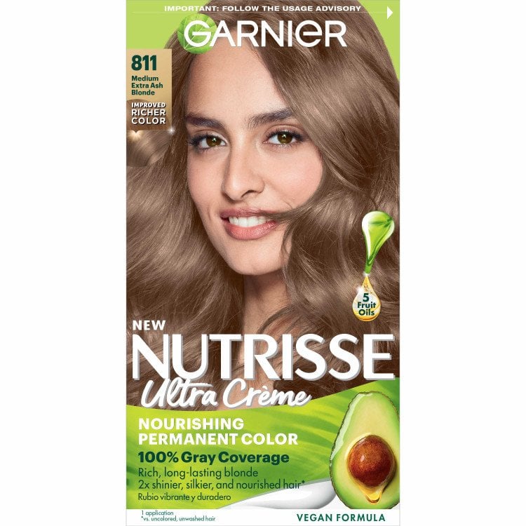Nutrisse Ultra Crème Medium Extra Ash Blonde 811