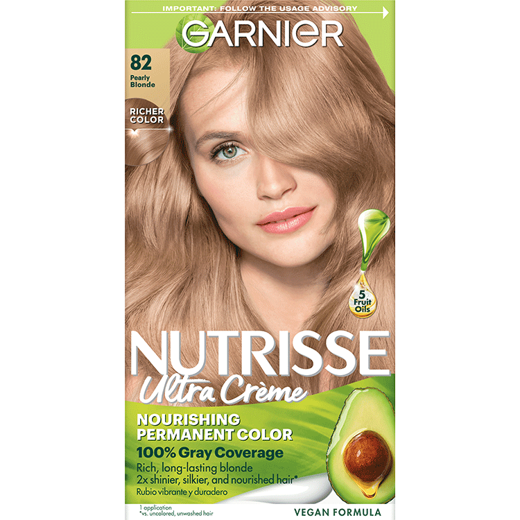 Front pack shot of Nutrisse Ultra Crème 82 – Pearly Blonde.