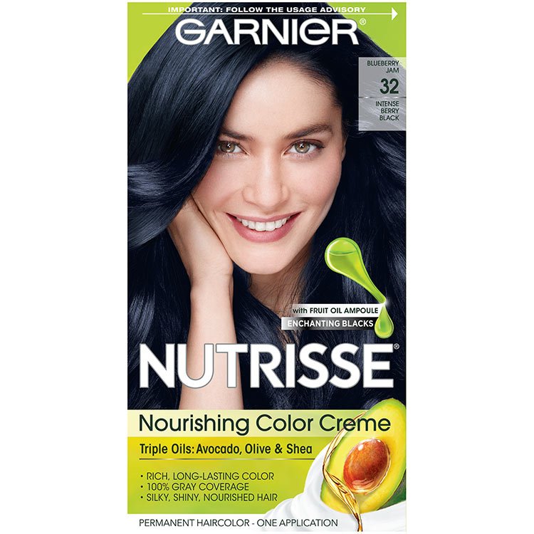 Nutrisse Nourishing Color Creme - Intense Berry Black 32 - Garnier