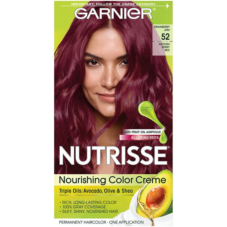 Nutrisse Nourishing Color Creme - Medium Berry Red 52 - Garnier