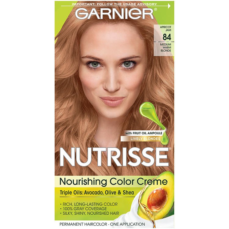 Nutrisse Nourishing Color Creme - Medium Warm Blonde 84 - Garnier