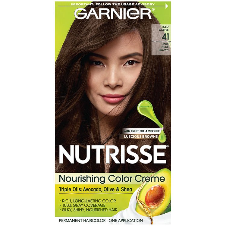Nutrisse Nourishing Color Creme - Dark Nude Brown Hair Color - Garnier