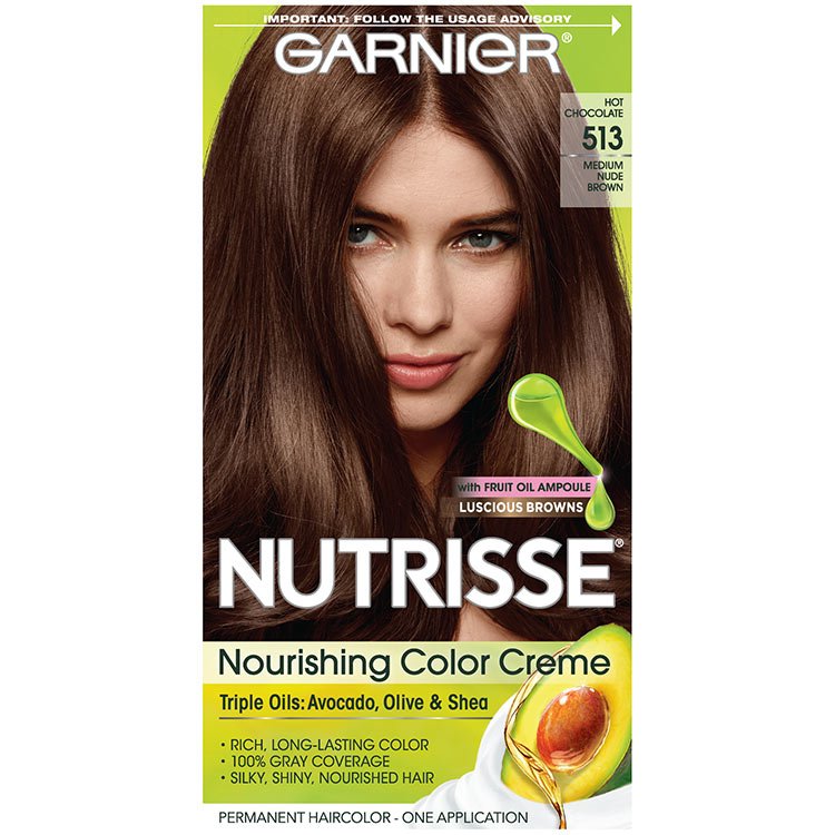 Nutrisse Nourishing Color Creme - Medium Nude Brown 513 - Garnier