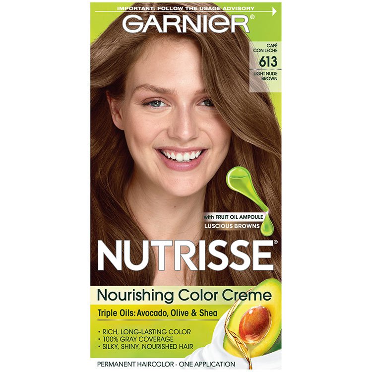 Nutrisse Nourishing Color Creme - Light Nude Brown 613 - Garnier