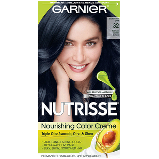 Permanent Blue-Black Hair Color & Blue-Black Hair Dye — Garnier