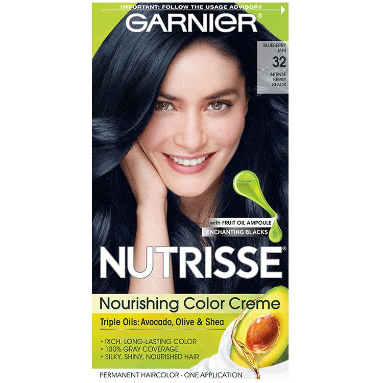 Nutrisse Nourishing Color Creme - Intense Berry Black 32 - Garnier
