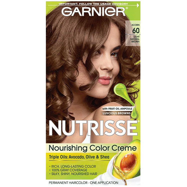 Nutrisse Nourishing Color Creme - Light Natural Brown 60 - Garnier