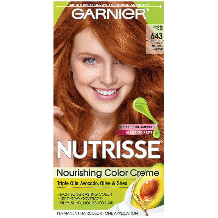 udmelding Valg bison Nutrisse Nourishing Color Creme - Light Intense Copper - Garnier