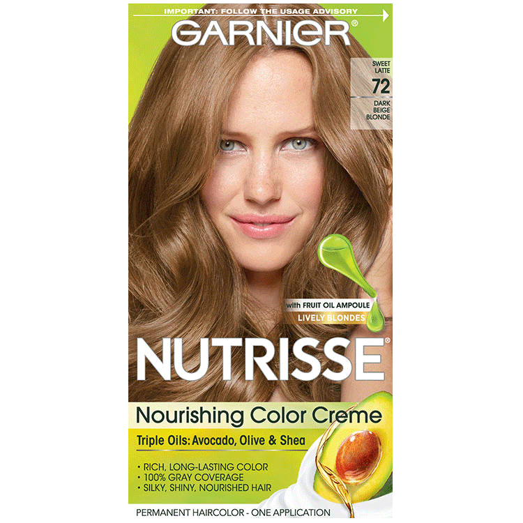 Nutrisse Nourishing Color Creme - Dark Beige Blonde 72 - Garnier