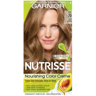 Permanent Dark Blonde Hair Color & Dark Brown Hair Dye — Garnier