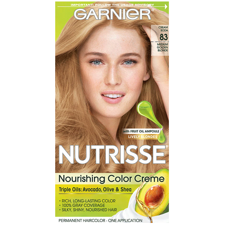 Nutrisse Nourishing Color Creme - Medium Golden Blonde 83 - Garnier