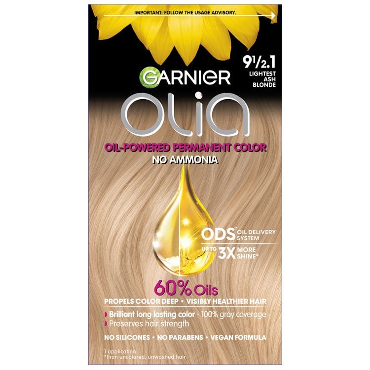 Olia Lightest Cool Blonde Ammonia-Free Hair Dye - Garnier