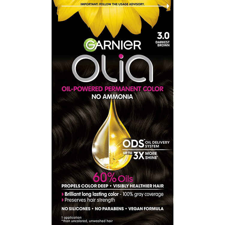 Garnier olia permanent hair color
