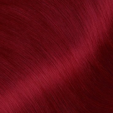 Sample of colored hair using the Olia 6.65 shade