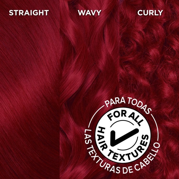 For all hair textures: straight, wavy, curly
