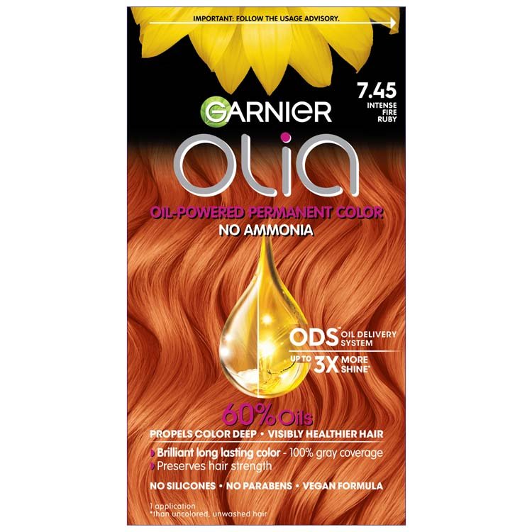 Garnier Olia 7.4 Intensives Kupfer – Dauerhafte Haarfarbe Ohne Ammoniak