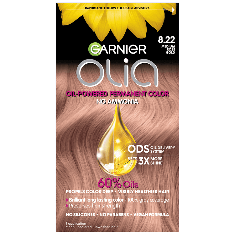 garnier olia rose gold