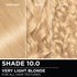 Hair swatches displaying Garnier Olia on straight, wavy, and curly hair textures.