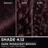 Hair swatches displaying Garnier Olia on straight, wavy, and curly hair textures.