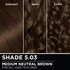 Hair swatches displaying Garnier Olia on straight, wavy, and curly hair textures.