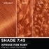 Hair swatches displaying Garnier Olia on straight, wavy, and curly hair textures.