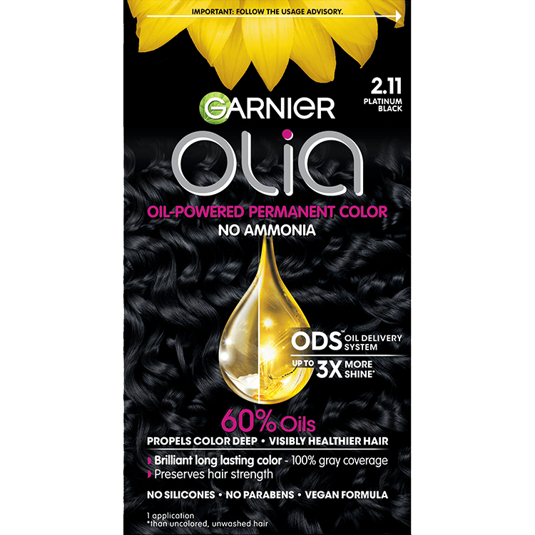 Garnier olia hair dye