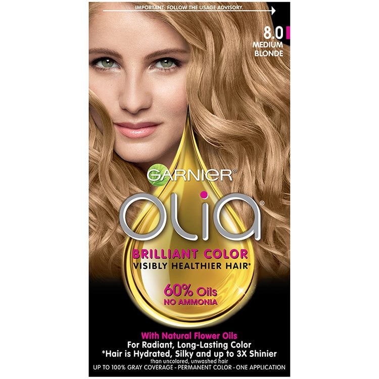 Olia AmmoniaFree Permanent Hair Color Medium Blonde