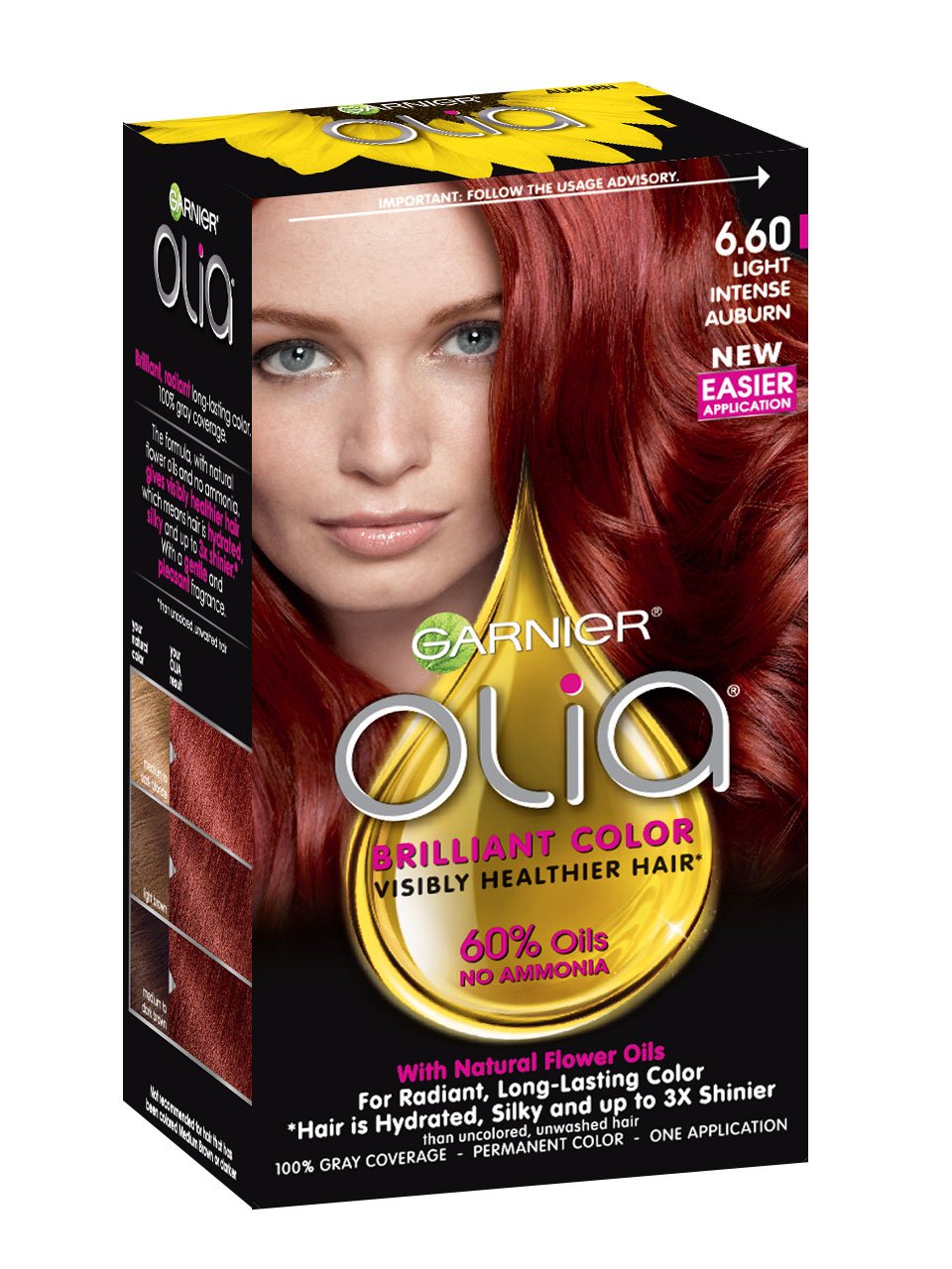 Permanent Semi Permanent Temporary Auburn Hair Color Garnier