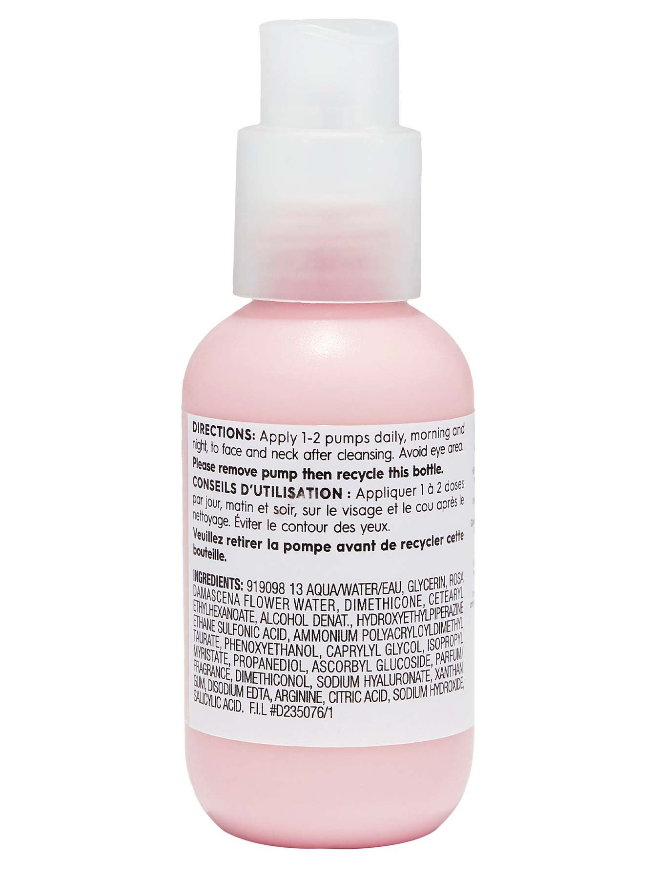 SkinActive Water Rose Moisture Gel Back