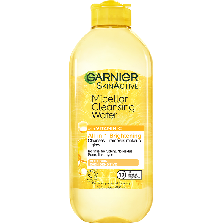 a for glow Cleansing - Micellar with Vitamin new C Water Garnier