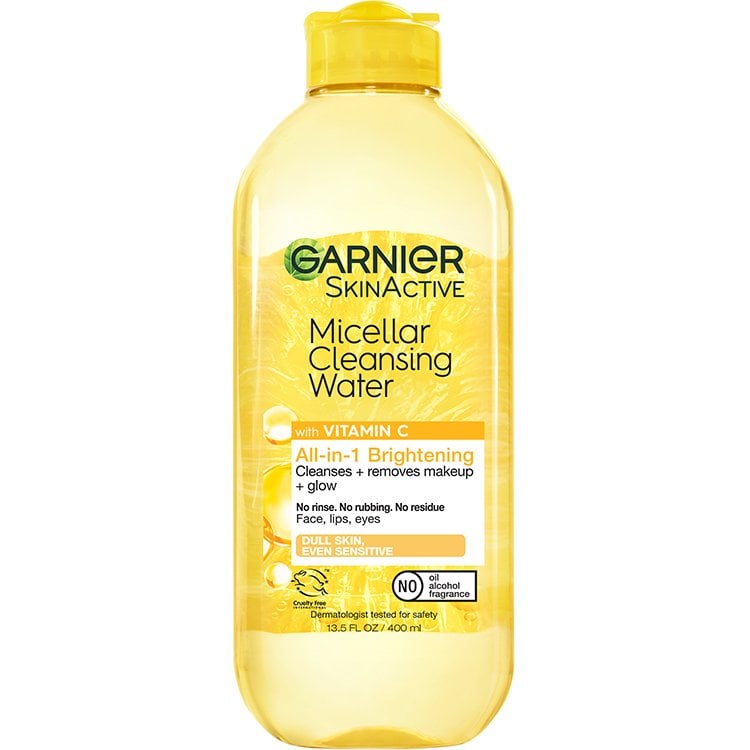 Front view of Yellow Cap Cleansing Water with Vitamin C, All Skin Types