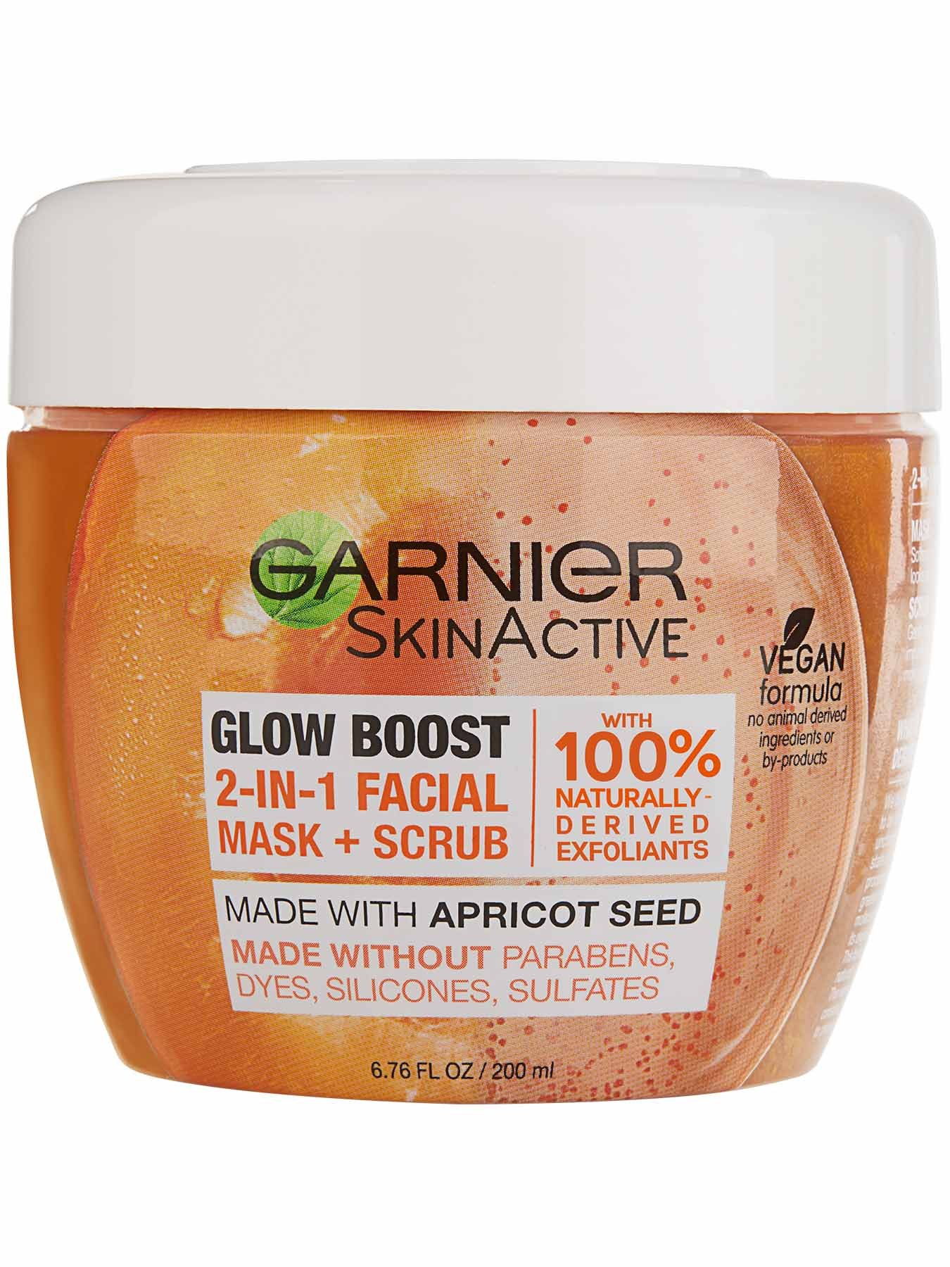 Glow Boost 2in1 Scrub Mask - Garnier SkinActive