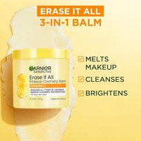 Erase It All melts makeup, cleanses, and brightens