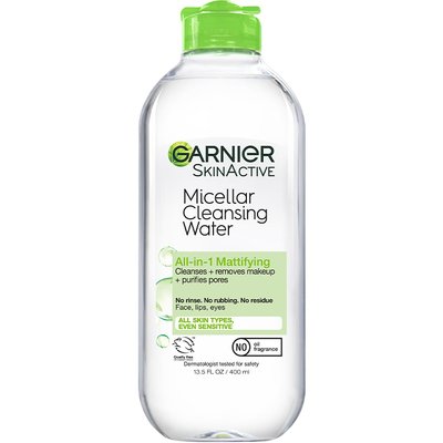 Front view of Green Cap Cleansing Water All-in-1 Mattifying, Oily and Sensitive Skin